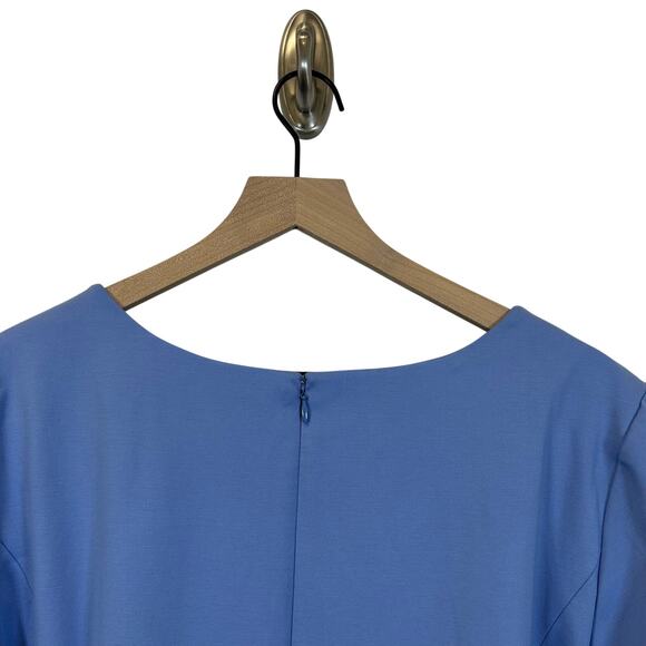 NWT Talbots Blue Sheath Plus Size 3/4 Sleeve Dress Women’s Size 20 W - Picture 4 of 9